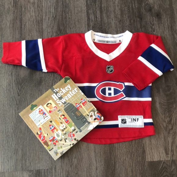 Montreal Canadiens Official NFL Jersey Plus Book